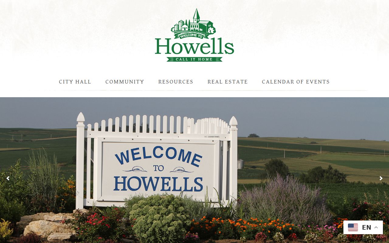 Howells court docket distinction shown through the official Howells municipal website