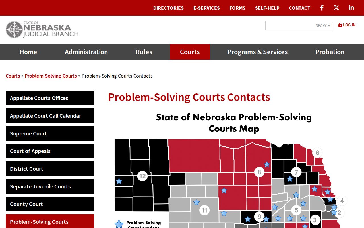 Schuyler court docket Fifth Judicial District problem-solving court contacts