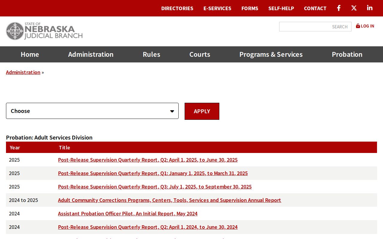 Schuyler court docket Nebraska Judicial Branch reports archive